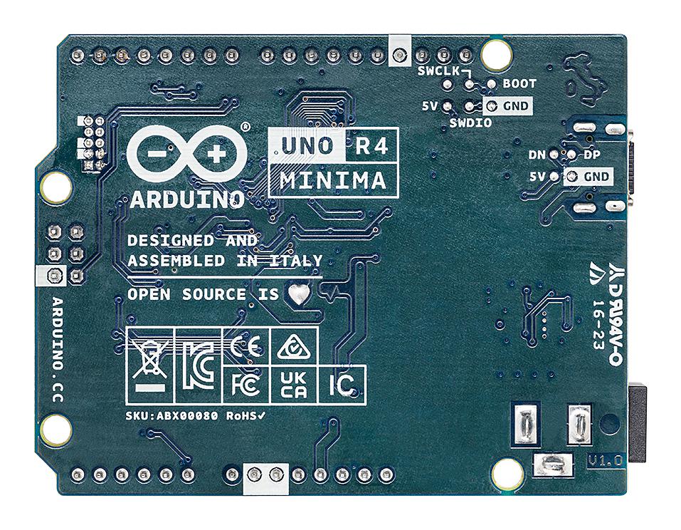 ABX00080 Arduino SBC, Arduino UNO Rev4 Minima, R7FA4M1AB3CFM