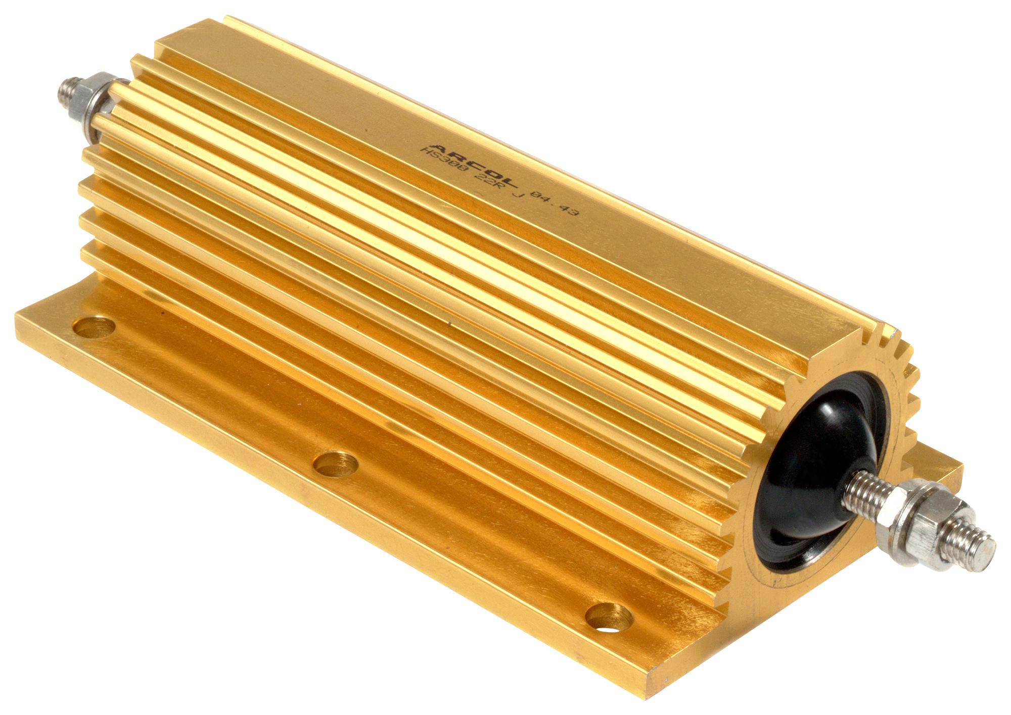 hs7533rj - 电阻器, 铝制, 33 ohm, hs series, 75 w, ± 5%, 焊片