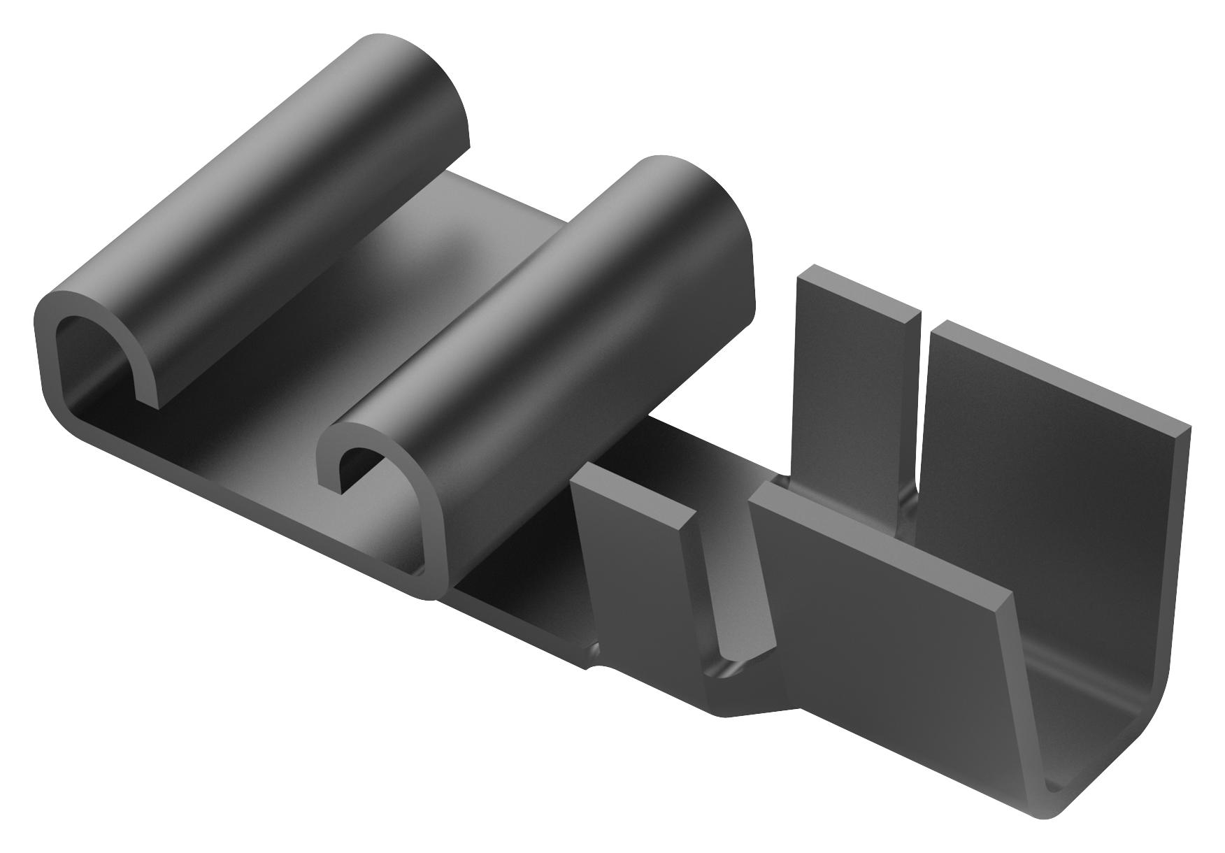 61187-1 - Amp - Te Connectivity - 快速断开端子, FASTON 250, 母式旗式断开