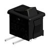 E-SWITCH R1966ABLKBLKERRED.