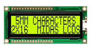 MIDAS DISPLAYS MC21605G6WR-SPTLY-V2