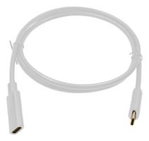带 PD 电源传输的 USB-C 3.1 公至母延长电缆。 提供 3 种长度。