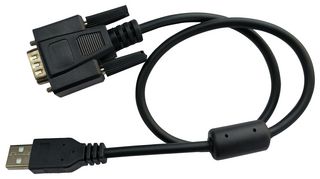 USB 2.0 到 DB9P 智能电缆组件。 支持板载芯片 RS232。