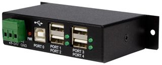 4-Port Industrial Grade USB 2.0 Hub