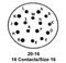 ITT CANNON KPSE08E20-16P
