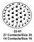 ITT CANNON KPT07E22-41SW
