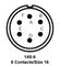 ITT CANNON MS3102E14S-6S