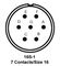 ITT CANNON MS3106E16S-1S