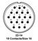 ITT CANNON MS3102E22-14PZ