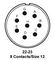 ITT CANNON MS3106R22-23S