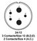 ITT CANNON MS3102R24-12PZ