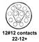 CINCH CONNECTIVITY SOLUTIONS CN0966B22S12SN-040