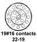 CINCH CONNECTIVITY SOLUTIONS MS24266R22T19SN