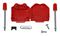 MULTICOMP PRO MC-DPPK15-RED-K