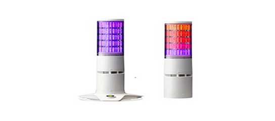 Multi-coloured ethernet programmable Signal Tower - LA6-POE