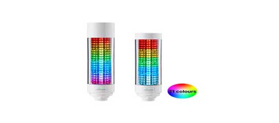 Multi-coloured programmable IO Link Signal Tower - LB6-IL