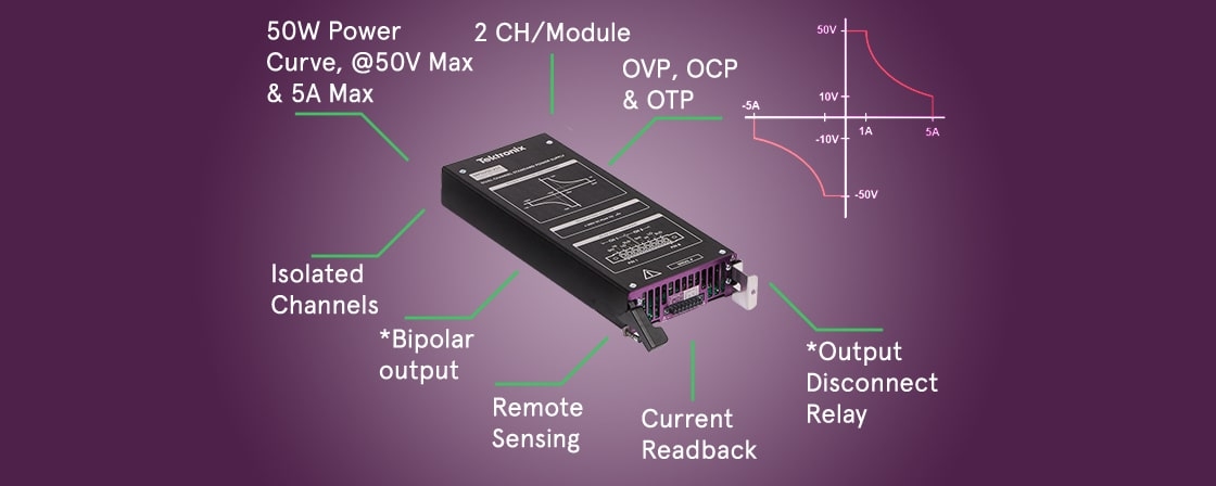 Tektronix MP5000 power supply unit