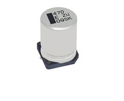 Figure 4: PANASONIC EHZU1V471P Hybrid Aluminium Electrolytic Capacitor, 470 µF, ± 20%, 35 V, Radial Can - SMD, 0.009 ohm