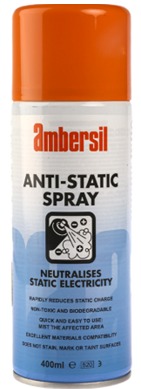ANTISTATIC SPRAY, 400ML. Cleaner, Antistatic, Anti Duster, Powerful, Dry, Inert Gas, Aerosol, 400 ml