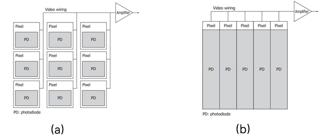 Pixel arrangement of CMOS image sensors