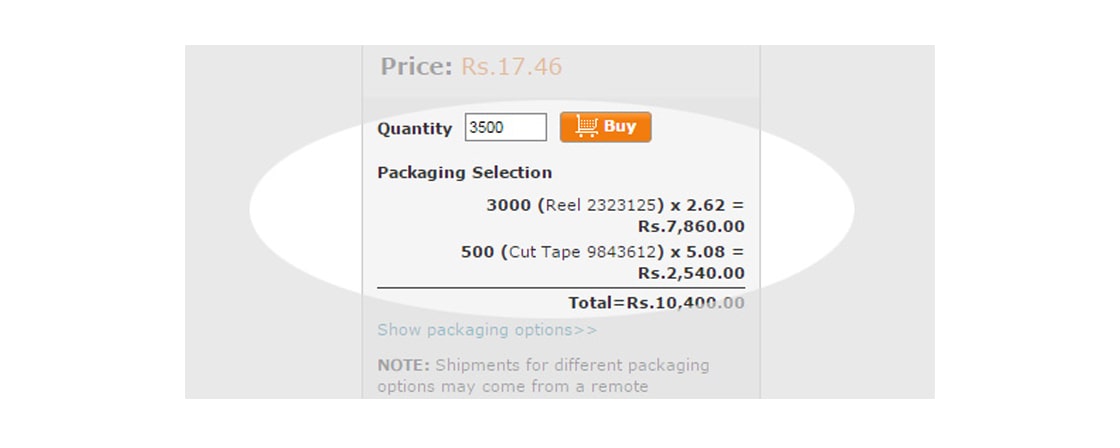 Seeing the different packaging options available on our products