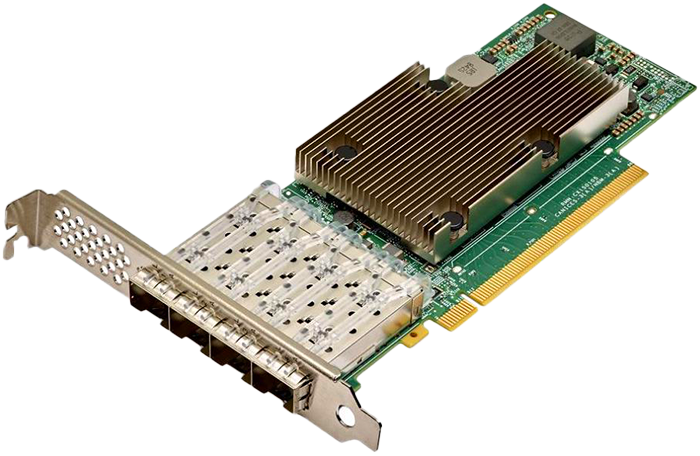 四端口 25G PCIe 以太网网卡