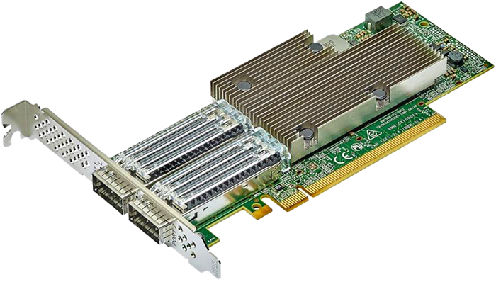 双端口 100G PCIe 以太网网卡